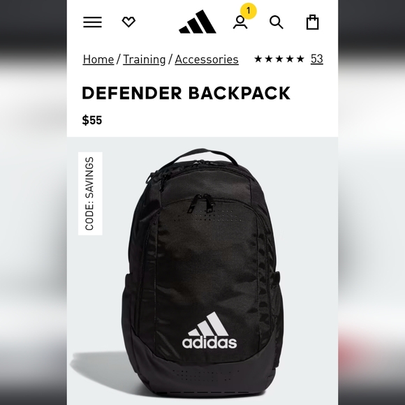 Adidas Defender Backpack - Picture 3 of 7